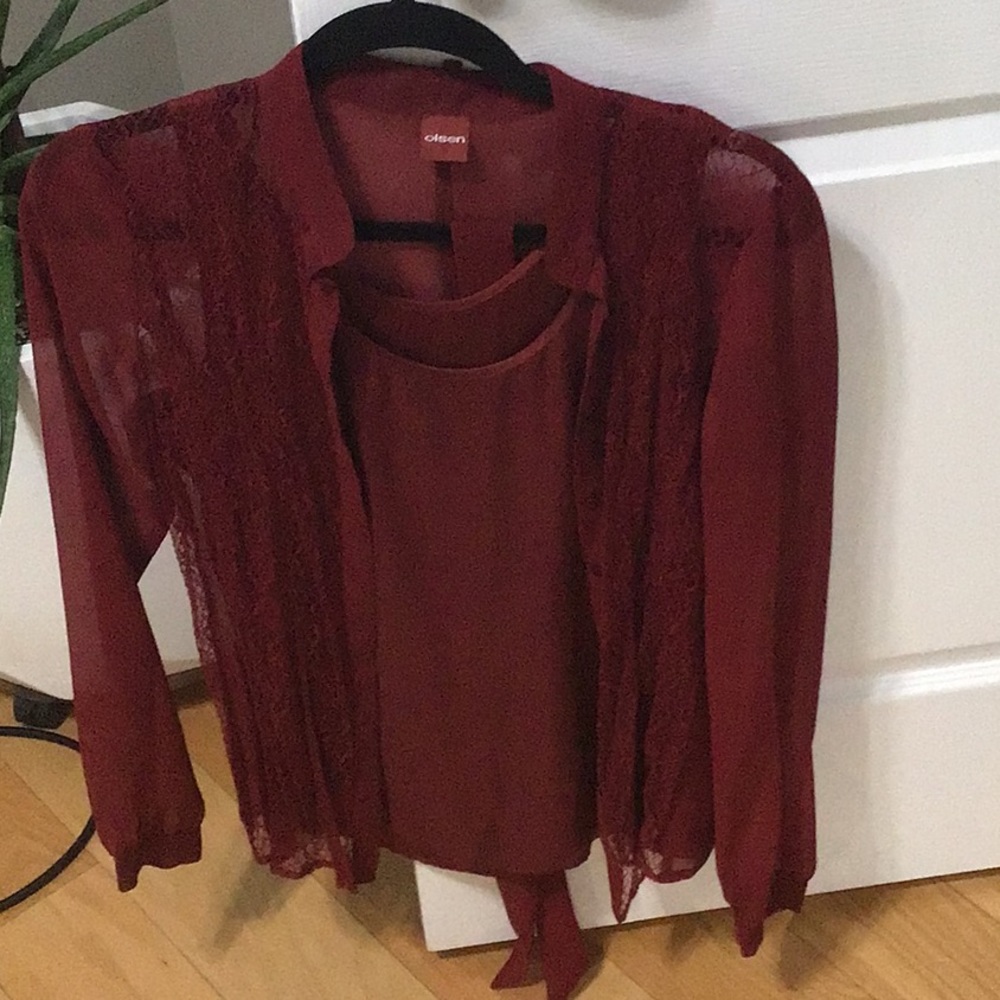 Silk Olsen Europe blouse size S
